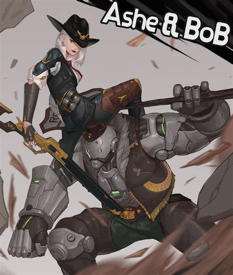 Ashe And Bob By Tmdr Overwatch New Art Fan Art