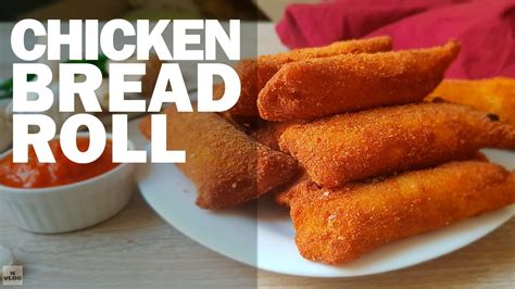 Chicken Bread Roll Recipe How To Make Chicken Roll Easy Iftar Snack