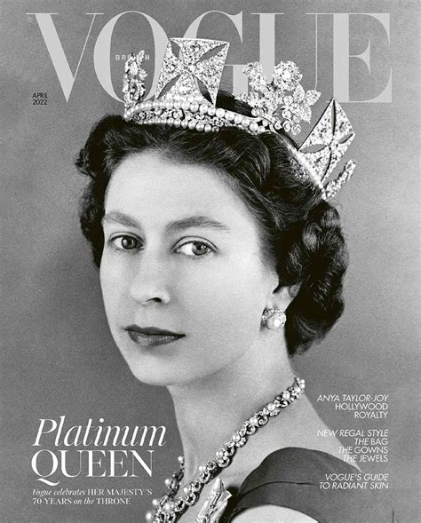 Queen Elizabeth Anya Taylor Joy Grace Twin Covers Of British Vogue