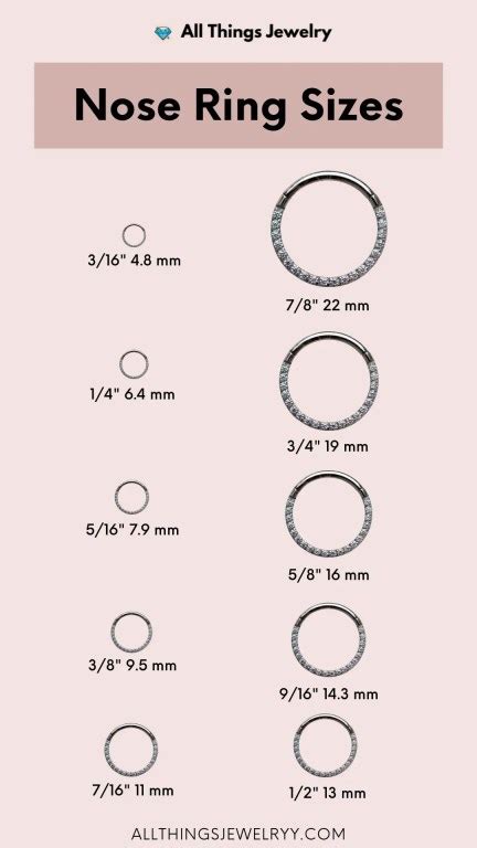 Nose Ring Sizes Buy The Right Size For Your Piercing