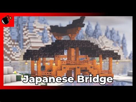 Japanese Bridge Minecraft Tutorial Youtube