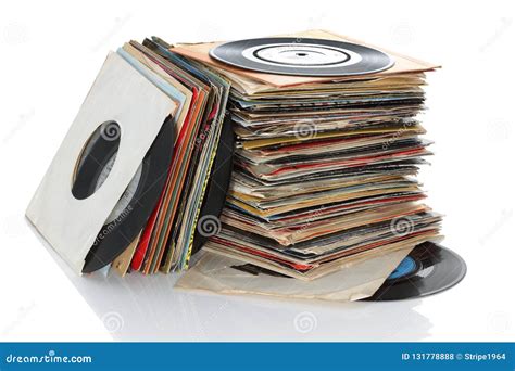 Retro Vinyl 45rpm Singles Records Stock Photo Image Of 45rpm Hifi