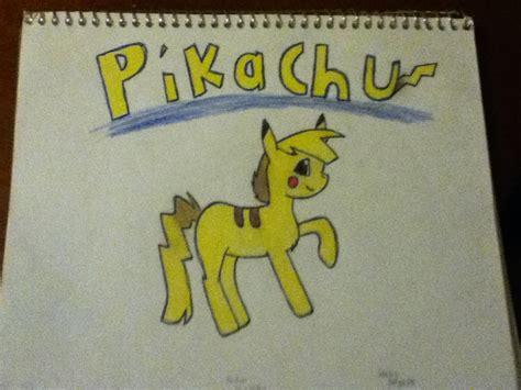 Pikachu Pony By Snoozelooze On Deviantart