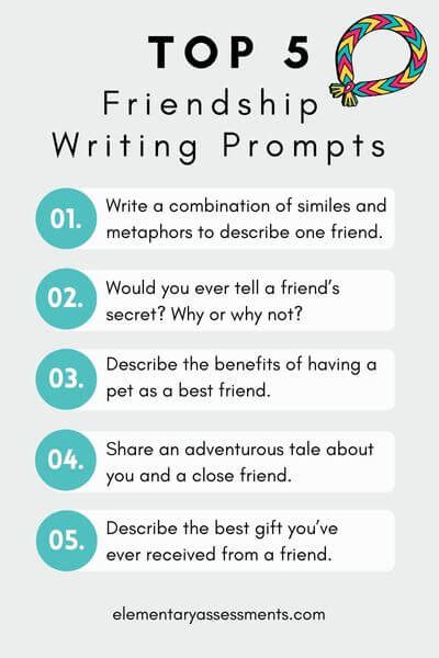 65 Delightful Friendship Writing Prompts