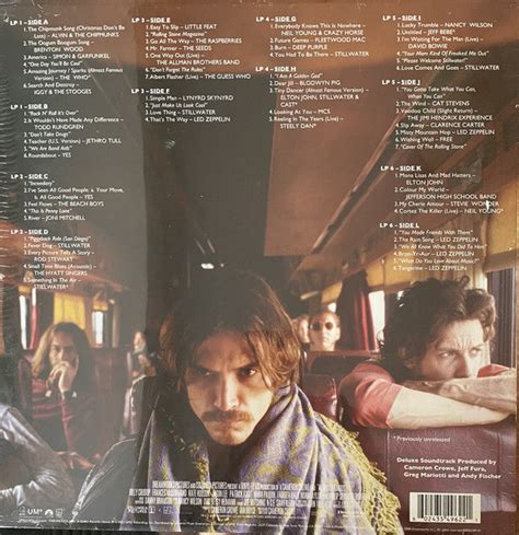 Various Almost Famous Music From The Motion Picture 2000 New 6 L