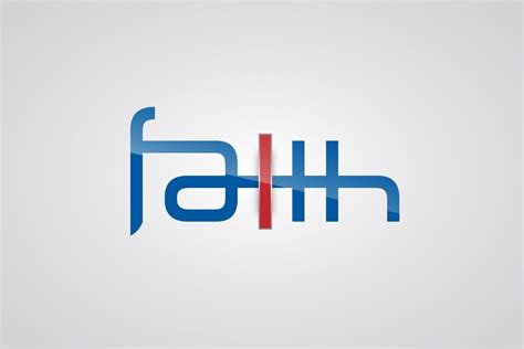 Faith Logo Design By Nikster08 Caricature Brand Identity Ibm Logo