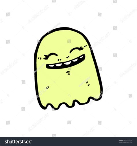 Happy Ghost Cartoon Stock Vector Royalty Free 62701249