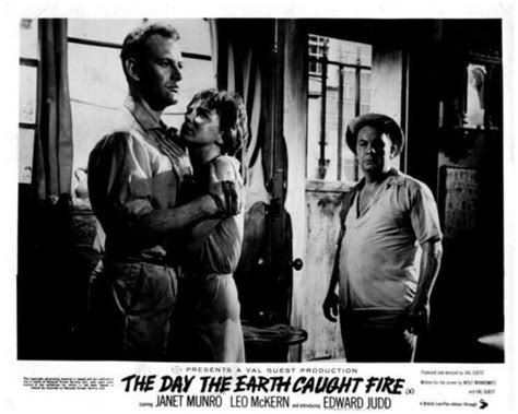 The Day The Earth Caught Fire Original Lobby Card Janet Munro Edward