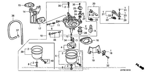 Honda Engines Gx120k1 Qx2 Engine Jpn Vin Gc01 2000001 To Gc01