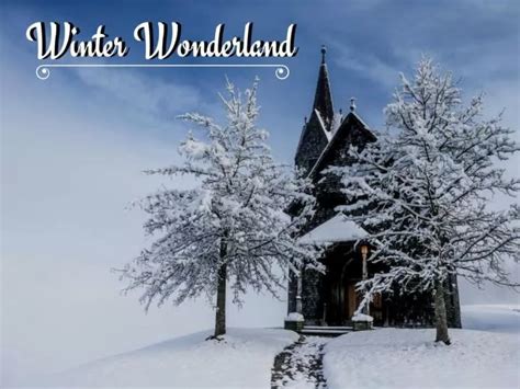 Winter Wonderland Powerpoint Templates Free