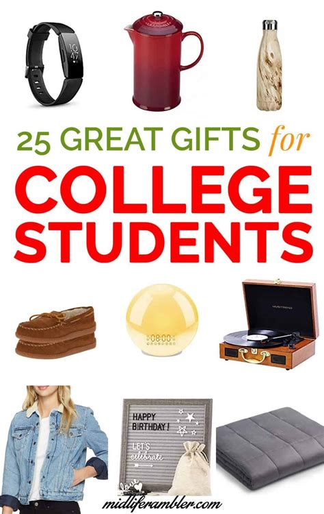 Finding a gift that balances a student's needs and wants is not an easy task. 25 Great Christmas Gifts for College Students - Midlife ...