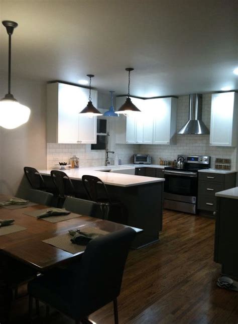 Kitchen cabinet soffits are often space fillers, there are decorative ways to disguise or improve the look of them and there's the more challenging architectural while our issue is one of a full drop down ceiling, i've been in plenty of kitchens with a similar issue of soffits that exist just above the cabinets. Help with a gap between upper kitchen cabinets and ceilings