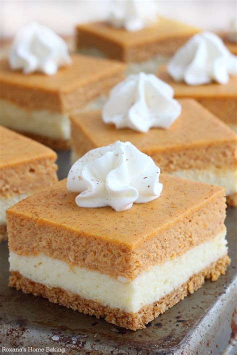 Pumpkin Cheesecake Bars Recipe 2024