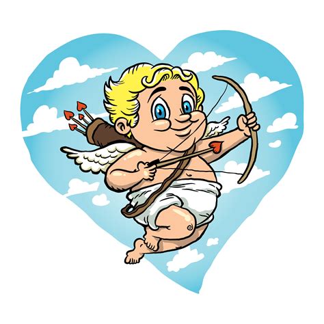 Cupid Vector Illustration 551996 Vector Art At Vecteezy
