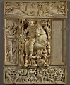 Barberini Diptych,showing the triumth of Emperor,probably Justinian,482 ...