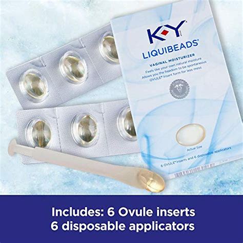 k y liquibeads vaginal moisturizer 6 in intimate