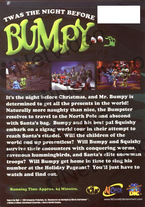 Bump In The Night Twas The Night Before Bumpy On Dvd Movie