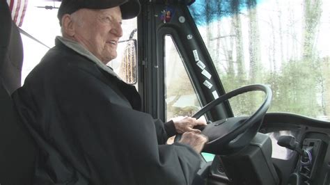 90 Year Old Man Named Oldest Bus Driver In North America