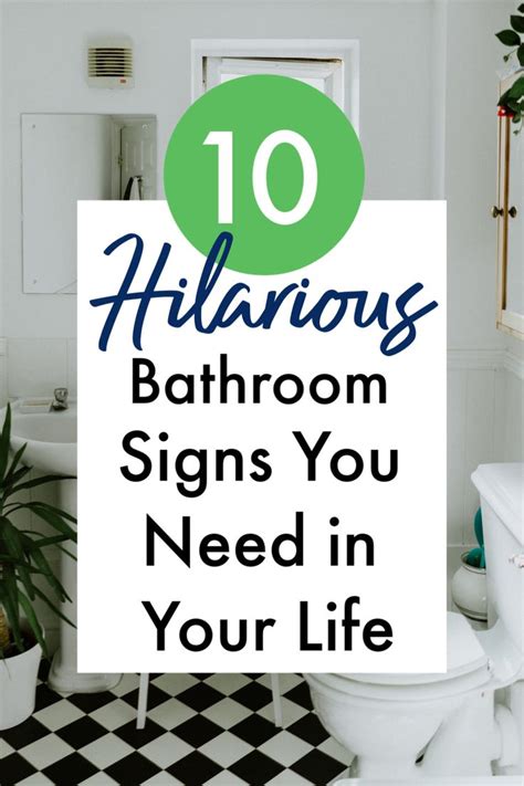 15 Funny Bathroom Signs Even Free Bathroom Printables Bathroom
