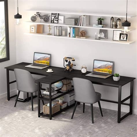 Tribesigns Two Person Desk Modern 945 Double