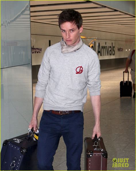 Eddie Redmayne Heads Back To London After The Golden Globes Photo