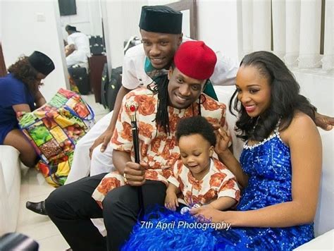 Singer paul okoye shares on his instagram the lovely photos of him, the twins and son. Anita and Paul Okoye's Son at Their Traditional Wedding ...