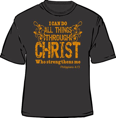 things through christ christian shirts mens tops mens tshirts