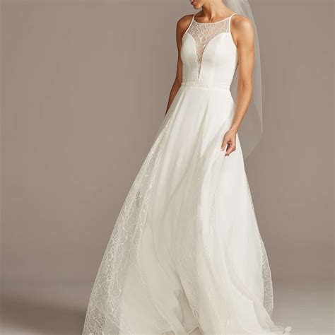 Melissa Sweet Wedding Dress With Banded Lace Melissa Sweet Lace