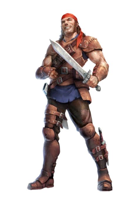 Male Human Rogue Thug Fighter Pathfinder Pfrpg Dnd Dandd 35 5e 5th Ed D20 Fantasy Rpg Character