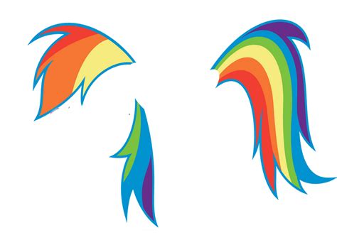 Rainbow Dash Manetail By Minty The Art Fox On Deviantart