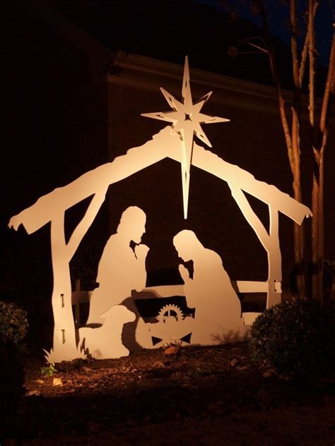 Lighted Outdoor Nativity Set Sweetyhomee
