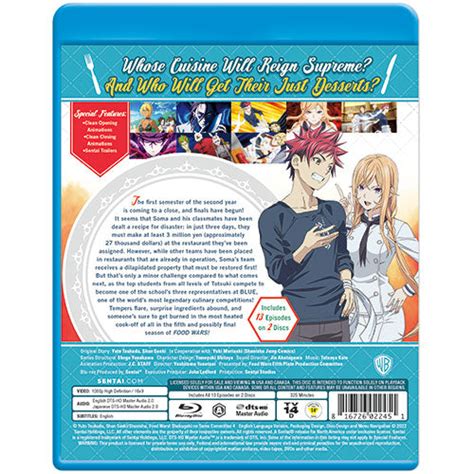 Food Wars Season 5 The Fifth Plate Complete Collection Sentai