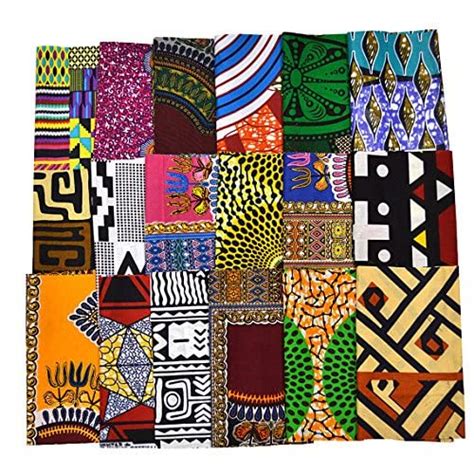 African Wax Print Fabric Ankara Igbo 100cotton Bright Colors Sold Per
