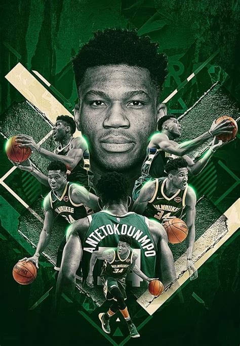 Giannis Antetokounmpo Canvas Wall Art Painting Basketball Etsy