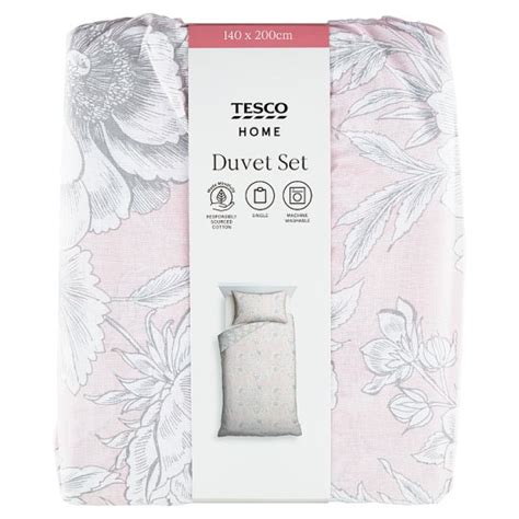 Tesco Home Duvet Set 140 Cm X 200 Cm Tesco Online Tesco From Home