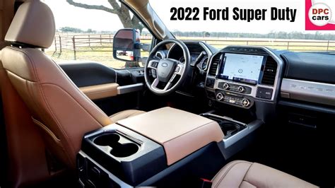 2022 Ford Super Duty F250 Lariat Tremor And F350 Limited Interior Youtube