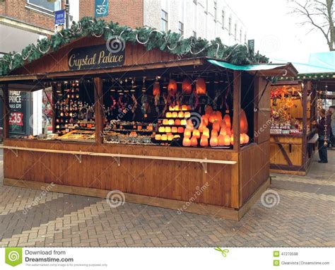 German Christmas Market In Northampton Uk Editorial Stock Photo