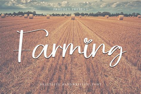 Farming Font By Freshtypeink · Creative Fabrica