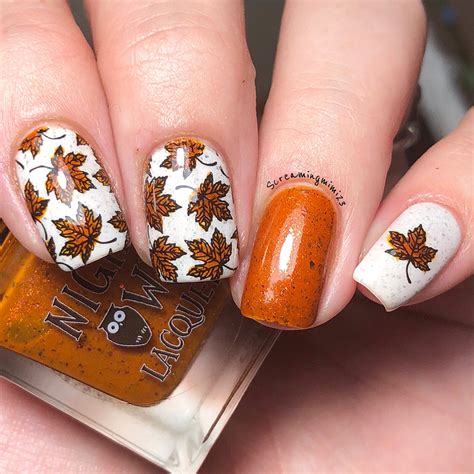 35 Leaf Nails Art Ideas For Your Fall Ostty