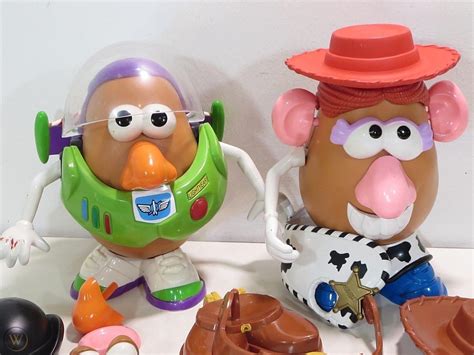 Disney Toy Story Mr Potato Head Lot Woody Jessie Spud Lightyear Spud