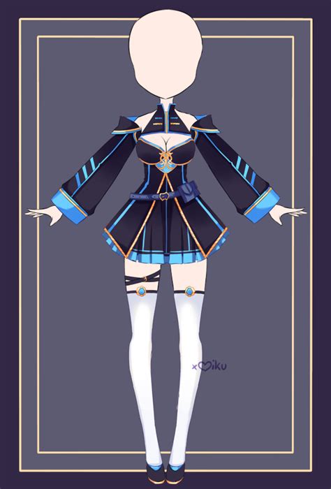 Closed Auction Outfit 610 Lineart By Xmikuchuu On Deviantart