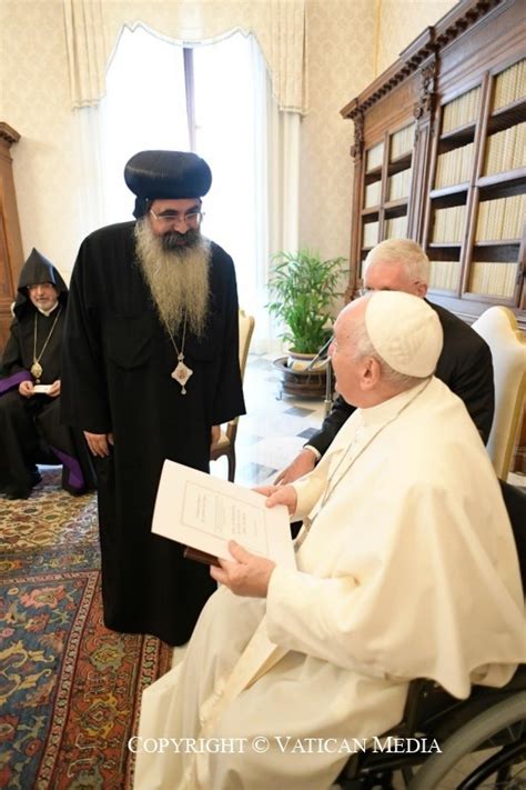 2022 06 24 Pope Francis Audience Commission Oriental Orthodox Churches