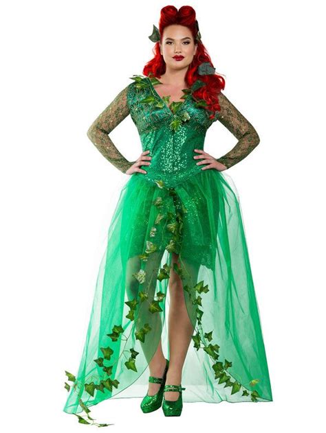 Sexy Curvy Ivys Poison Costume Ivy Costume Halloween Costumes Plus