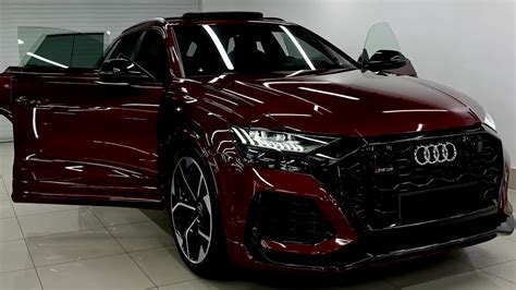 New 2022 Audi Rs Q8 In Matador Red Youtube