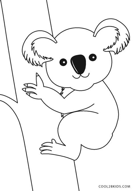 Dibujos De Koala Para Colorear Páginas Para Imprimir Gratis