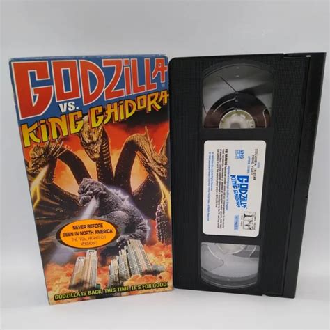 Godzilla Vs King Ghidora Vhs Vintage S Tokyo English Picclick