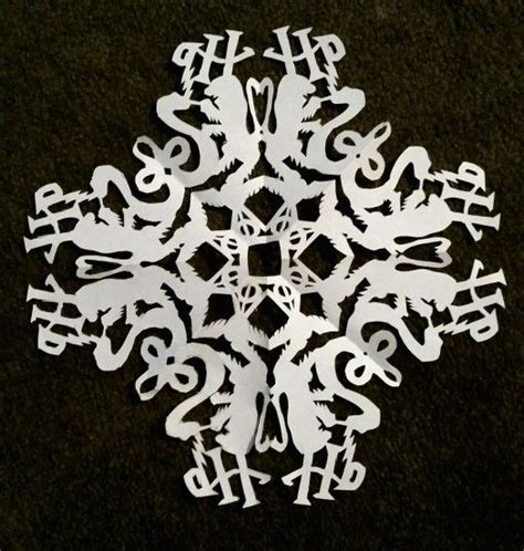 Decided To Design My Own Harry Potter Snowflake Harry Potter Christmas
