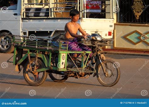 Motorcycle Sidecar Myanmar Stock Photos Free And Royalty Free Stock