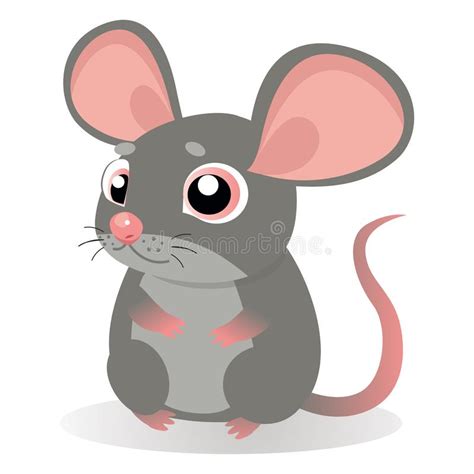 Mice Vector Icon Outline Stock Vector Illustration Of Caution 120645898