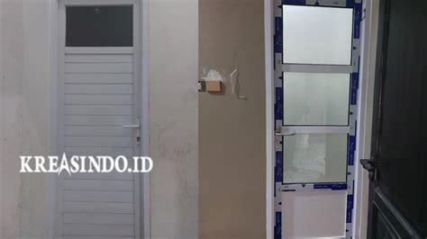 Model-Model Pintu Kamar Mandi Aluminium Terbaru